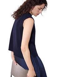 Whistles Women's Sleeveless Knitted Boxy Fit Tank