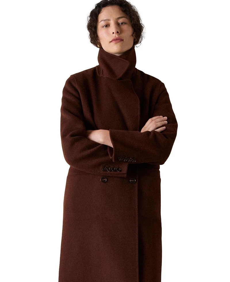 Whistles Women's Relaxed Double Faced Midi Coat