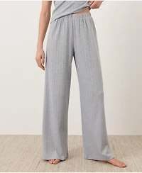 Pact Women's Organic Cotton Pointelle Wide Leg Pant