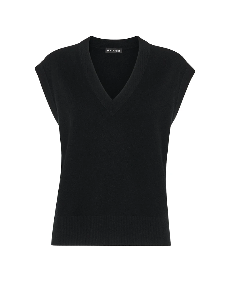 Whistles Women's 100% Cashmere Tank Vest