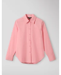 Whistles Women's Bib Detail Cotton Poplin Shirt
