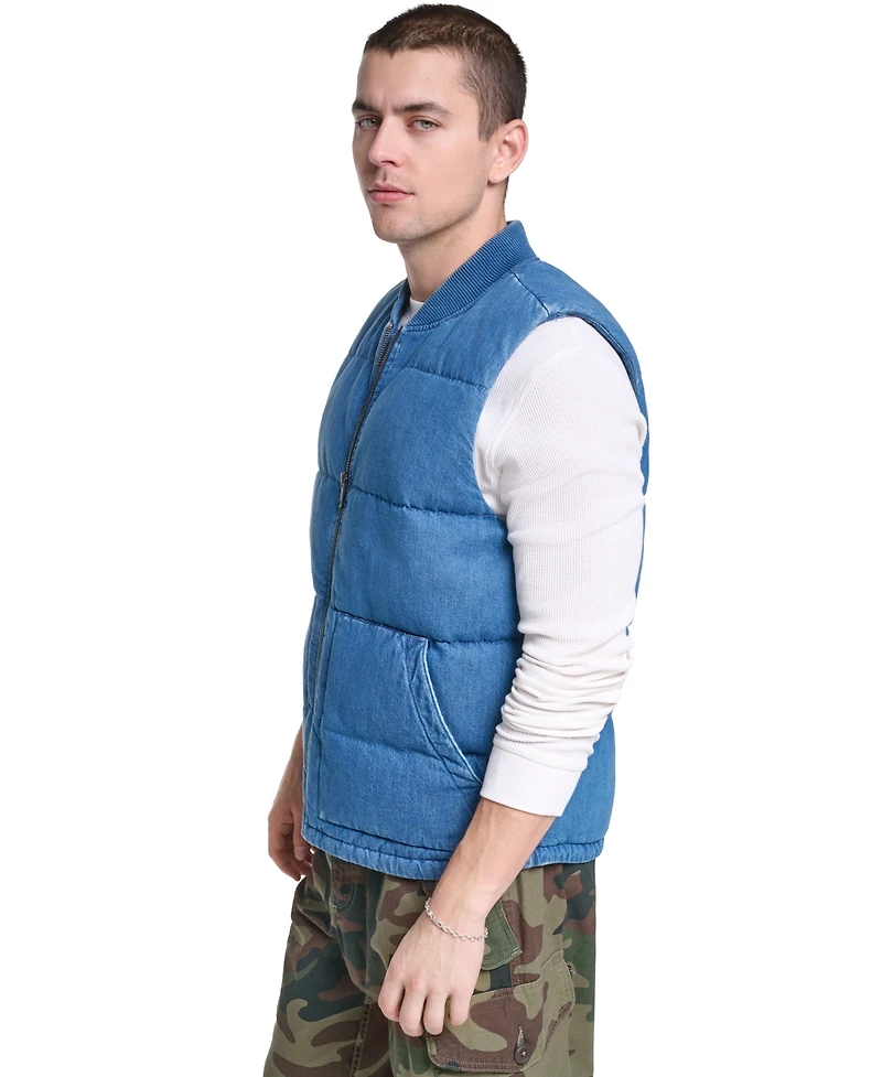 Levi's Men's Quilted Denim Classic-Fit Vest