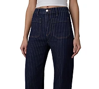 Joe's Jeans Women's Mia High-Rise Wide-Leg Patch Pocket