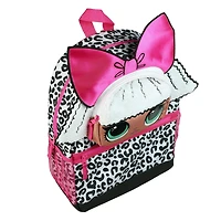 Lol Surprise! Backpack 16 Inch Diva 3D Character Book Bag With Adjustable Straps