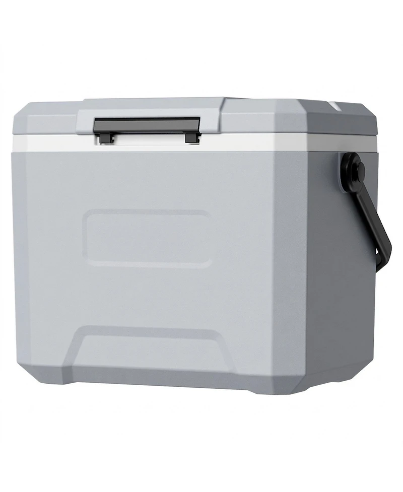 Sugift 24 Qt Small Portable Hard Cooler with Heavy-Duty Handle and 48 Hour Ice Retention