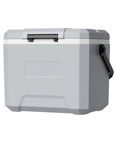Sugift 24 Qt Small Portable Hard Cooler with Heavy-Duty Handle and 48 Hour Ice Retention