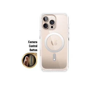 Supcase Unicorn Beetle Mag Slim Clear MagSafe Camera Control Button Case for Apple iPhone 16 Pro Max