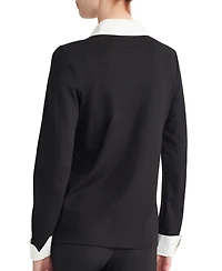 Jones New York Women's Serenity Knit Layered-Look Long-Sleeve Top