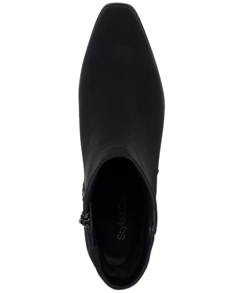 Style & Co Women's Diamond Almond Toe Booties, Macy's Exclusive