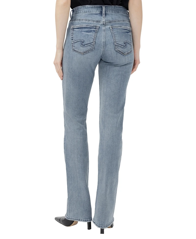 Silver Jeans Co. Women's Elyse Slim Boot Stretch Bootcut Cotton-Blend