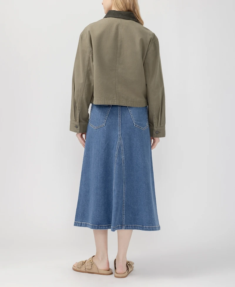 Silver Jeans Co. Women's Corduroy Barn Jacket