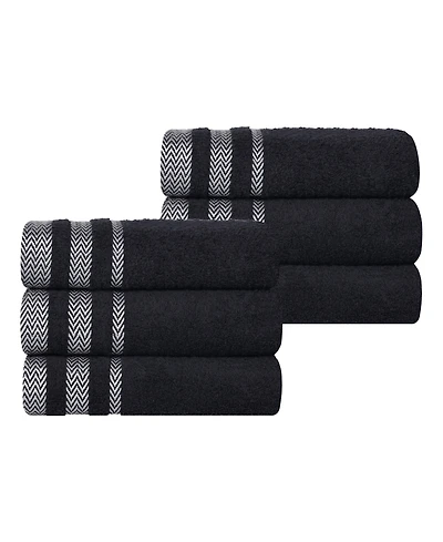 Superior Hays Cotton Absorbent Quick Dry 6-Piece Hand Towel Set