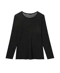 Torrid Plus Mesh Crew Long-Sleeve Top