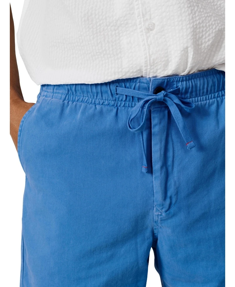 Aubin Men's Allanby Drawstring Cotton Shorts, 6.3" Inseam