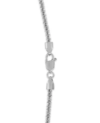 Macy's Sparkle Chain 18" Necklace in 10k White Gold (2mm)