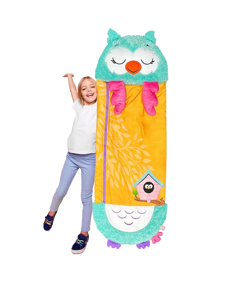 Happy Nappers Owl Medium 2-in-1 Pillow and Sleepy Sack