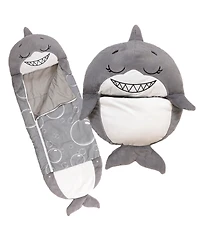 Happy Nappers Shark Medium Weighted Pillow and Sleepy Sack, 54"L x 20"W