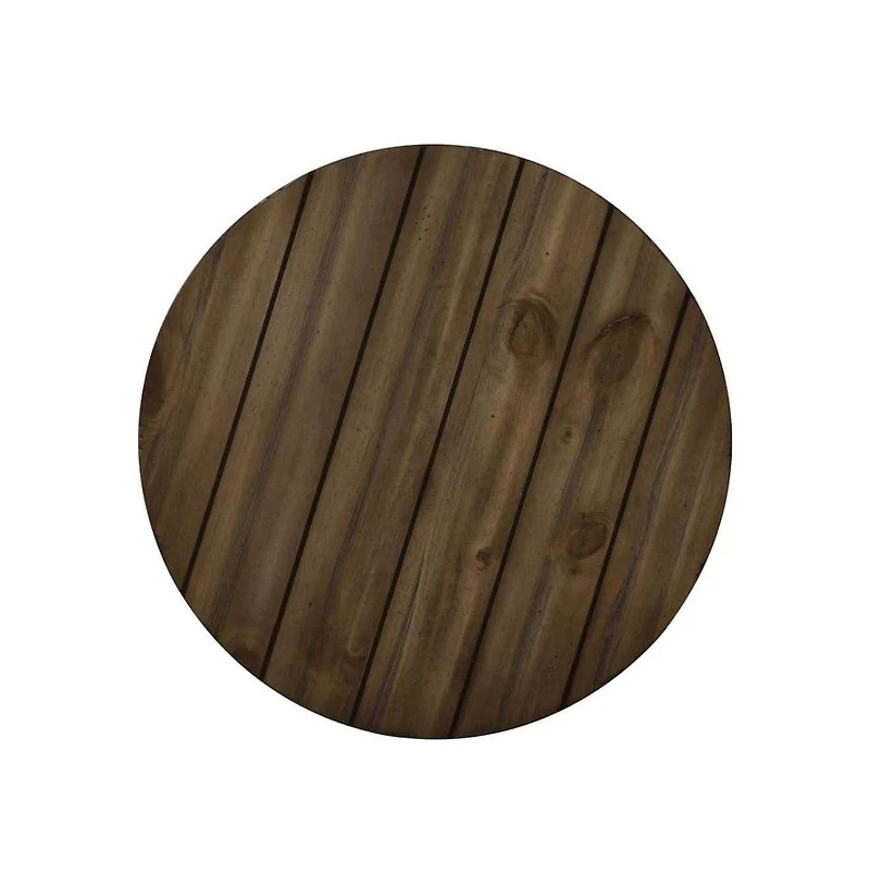 Heartland Furniture Accent Table for Entryway with Antique Finish and Round Top