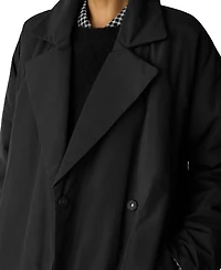 Eileen Fisher Women's Padded-Lightweight Trench Coat