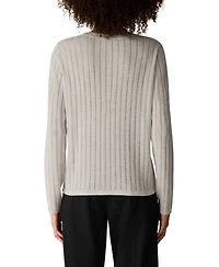 Eileen Fisher Women's Crewneck Long-Sleeve Merino Wool Sweater