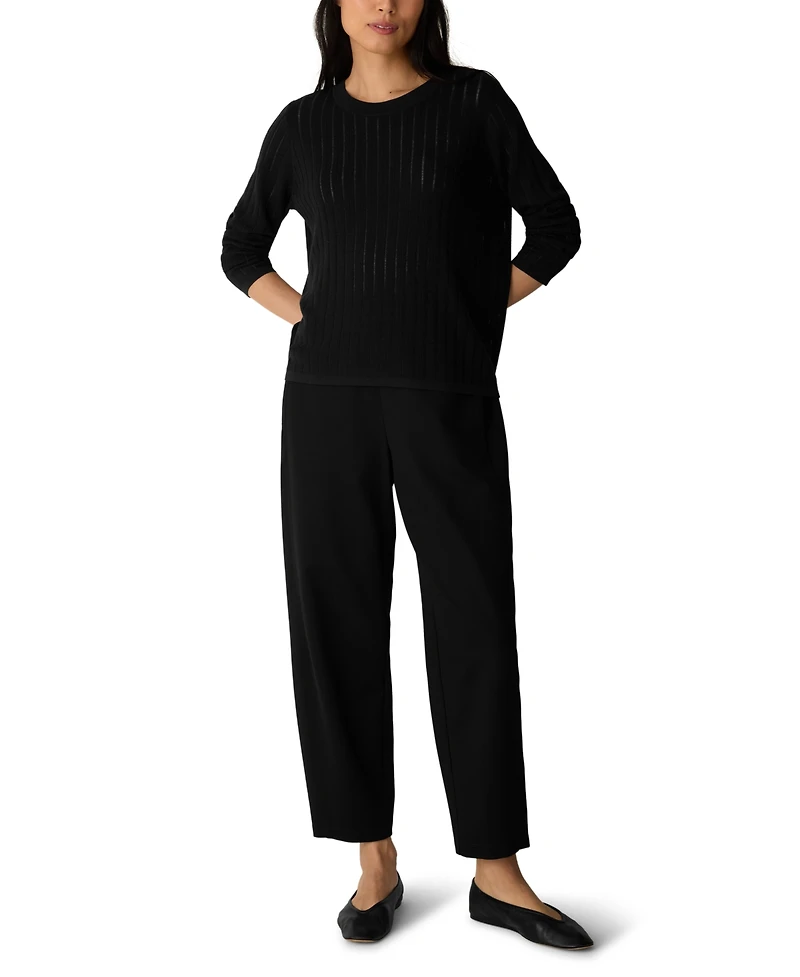 Eileen Fisher Women's Pull-On High-Rise Doubleknit Lantern Pants