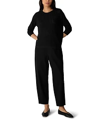 Eileen Fisher Women's Pull-On High-Rise Doubleknit Lantern Pants