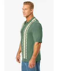 KingSize Men's Big and Tall No Tuck Sweater Polo
