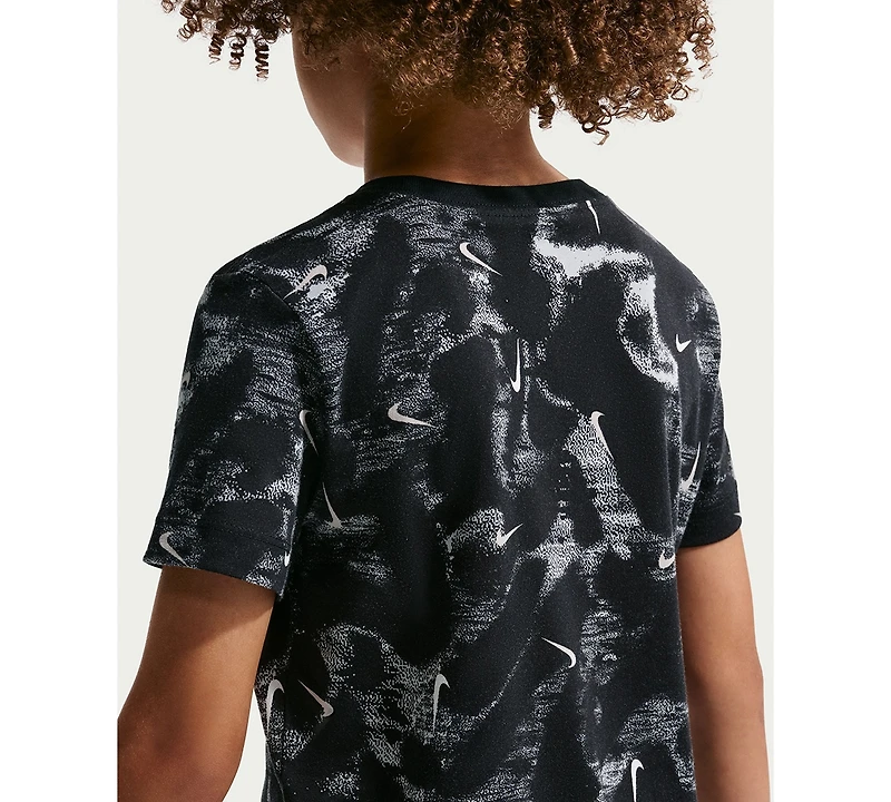 Nike Girls' Sportswear Short-Sleeve Printed T-Shirt