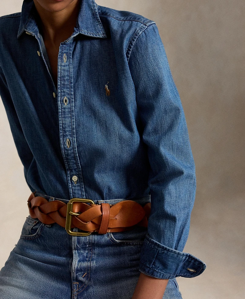 Polo Ralph Lauren Women's Slim-Fit Denim Shirt