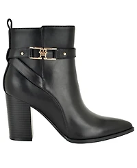 Tommy Hilfiger Women's Midna Pointed Toe Buckle Dress Booties