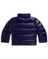 Polo Ralph Lauren Girls' 2T-6X Glossy Down Hooded Jacket
