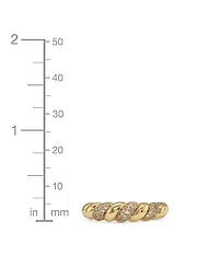 And Now This Cubic Zirconia Twisted Ring