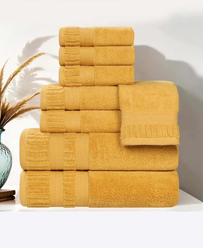 Superior Venice Cotton 8-Piece Towel Set