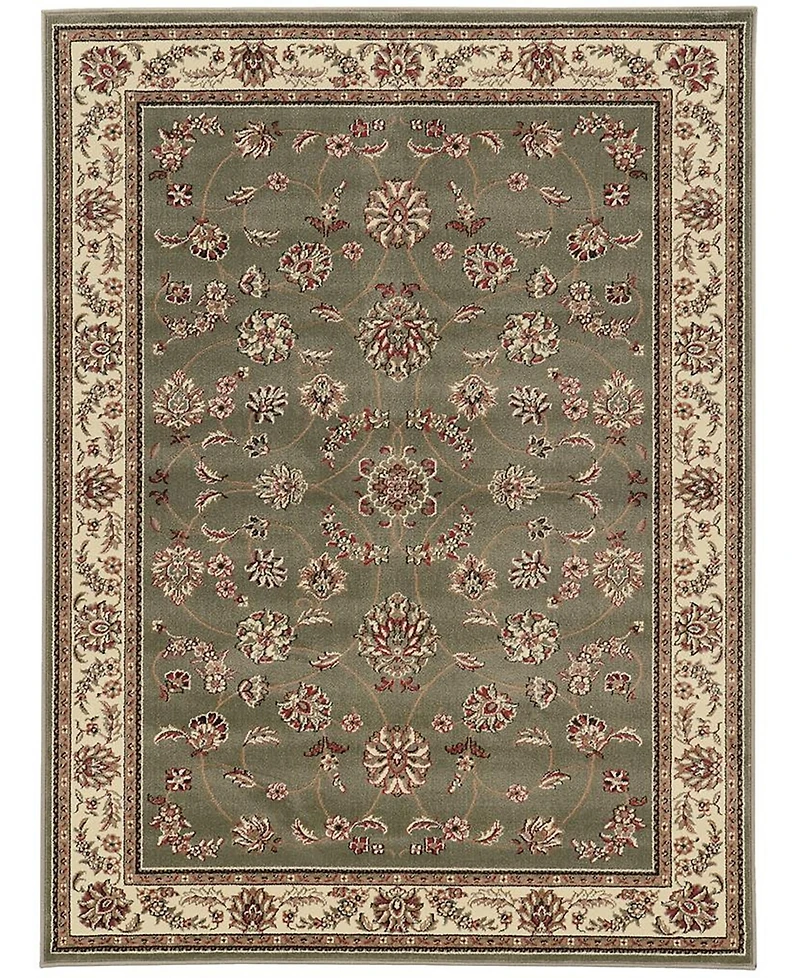 Closeout! Km Home Pesaro Isfahan Sage 7'9" x 11' Area Rug