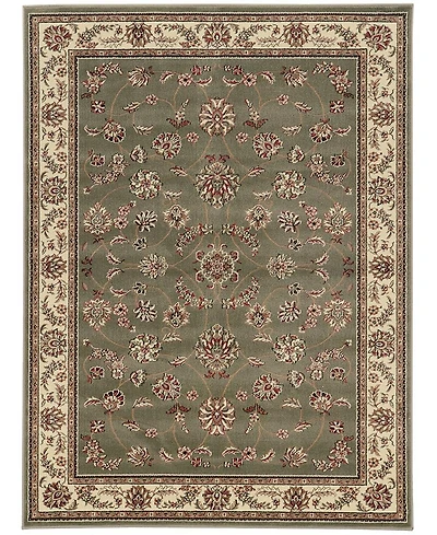 Closeout! Km Home Pesaro Isfahan Sage 7'9" x 11' Area Rug