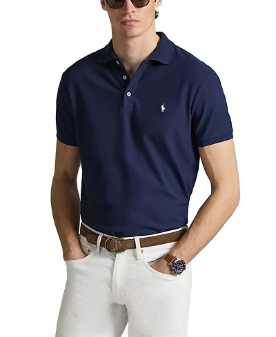 Polo Ralph Lauren Men's Custom Slim-Fit Honeycomb-Mesh Shirt