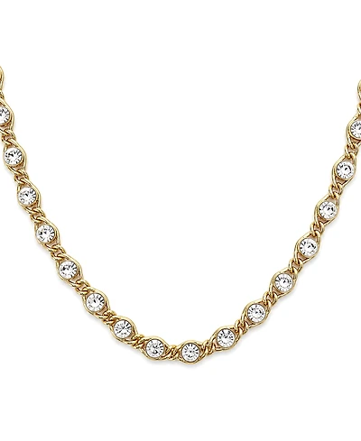 And Now This Clear Crystal Strand Necklace