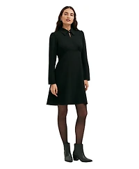 Finery London Women's Sabine Long Sleeve Collared Short Dress