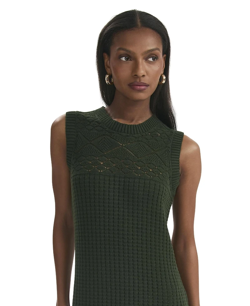 Finery London Women's Ravi Crochet Midi Dress