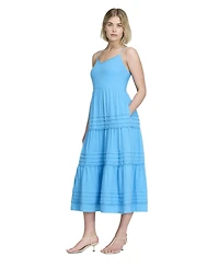 Finery London Women's Hazel Cotton Cheesecloth Midi Dress