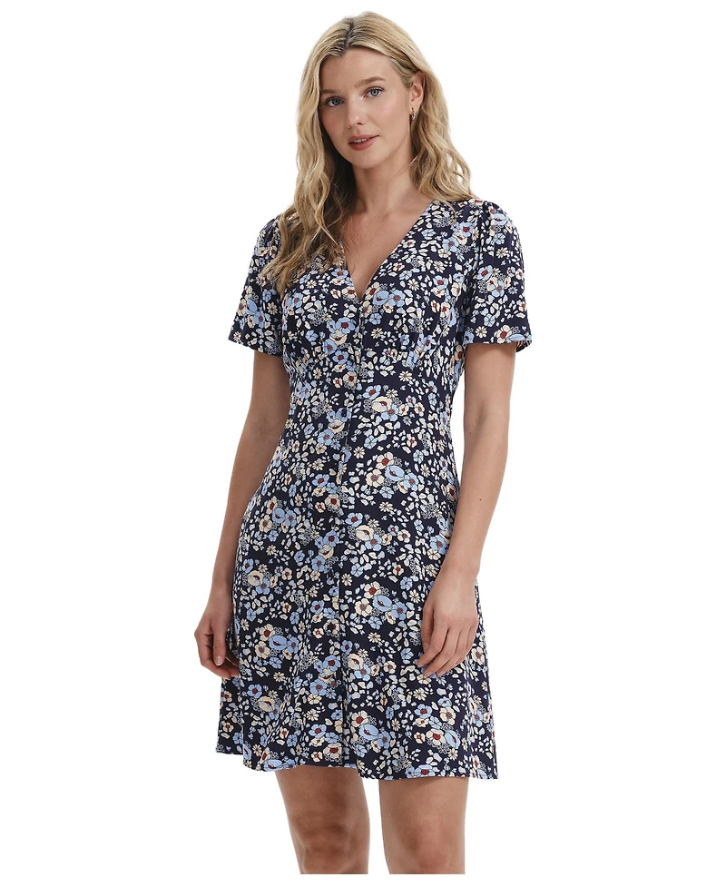 Finery London Women's Orlagh Floral Short Dress