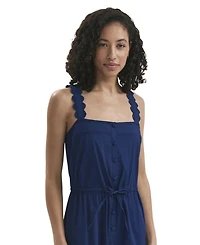 Finery London Women's Hallie Cotton Ric Rac Detail Midi Dress