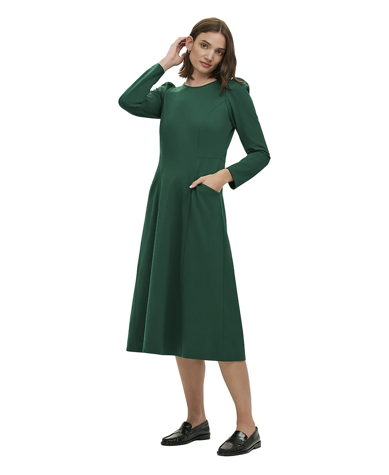 Finery London Women's Felice Ponte Jersey Midi Dress