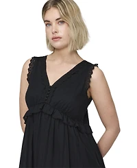 Finery London Women's Myriam Sleeveless Cotton Midi Dress