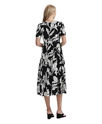 Finery London Women's Teresa Printed Tiered Midi Dress