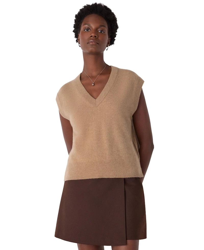 Whistles Women's Cashmere Tank Vest