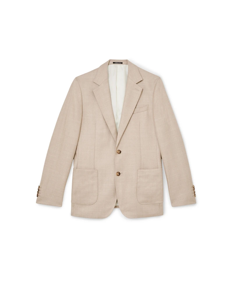 Reiss Men's Pelmet Wool-Blend Herringbone Single-Breasted Blazer