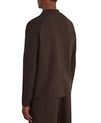Reiss Men's Fitzwilliam Rib-Knit Button-Through Cardigan Sweater