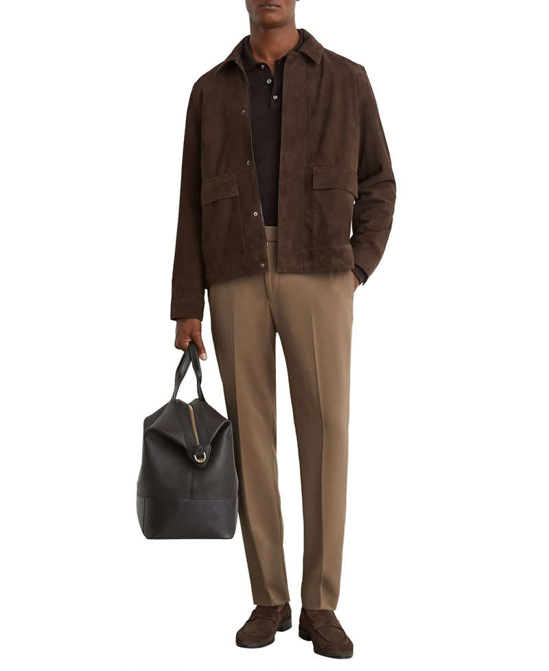 Reiss Men's Found Slim-Fit Stretch Drawstring Trousers Pants