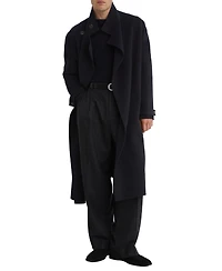 Reiss Men's Selation Wool-Blend Blindseam Belted Overcoat